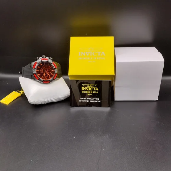 FIRM PRICE-New Invicta Bolt Cable Chronograph Men's Watch.